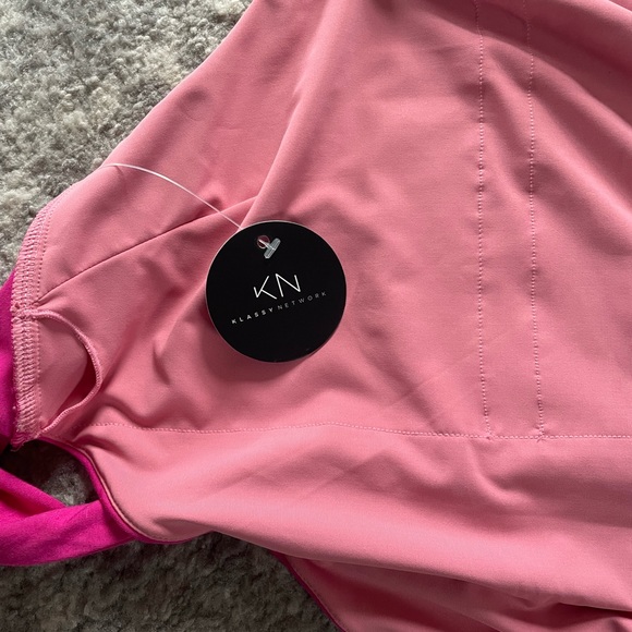 Bandana classy network pink crop top - Picture 4 of 7